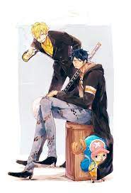 one piece sanji x law x chopper one piece manga one piece chopper one piece luffy