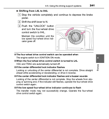 If this doesn't work or isn't available, try putting it up on some 6 ton jackstands (all 4 corners off the ground), and put it in gear (forward and then. How To Turn Off Central Differential Light Toyota 4runner Forum Largest 4runner Forum