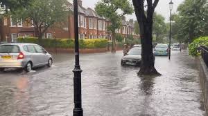 The thames barrier is london's main defence against flooding. Flash Floods Cause Travel Chaos In Parts Of London Bbc News