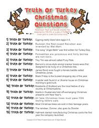 Want to learn even more? Christmas Truth Or Turkey Trivia