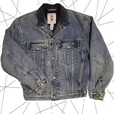 Vintage Banana Republic Adventure Outfitters Denim Jacket Fashion Clothing Shoes Accessories Mensclothing Coats Jackets Denim Jacket Vintage Denim Jacket