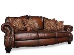 bernhardt chad leather sofa