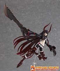 black rock shooter tv animation figma action figure black gold saw 16 cm black rock shooter black rock tv animation