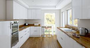 Notre cuisine moderne bois et blanche ouverte sur salon propose une multitude de rangements autour d'un plan snack et tabourets hauts. Cuisine Blanche Et Bois Google Search Cuisine Blanche Et Bois Cuisine Blanc Laque Cuisine Moderne