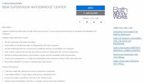 bath and body works job application and