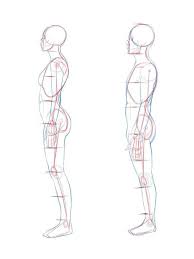 Side View Woman And Male Figure Drawing Reference Human Figure Drawing Human Body Drawing