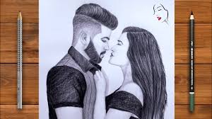 All the best love couple drawing 37+ collected on this page. How To Draw Romantic Couple Step By Step Couple Pencil Sketch Drawing The Crazy Sketcher Youtube