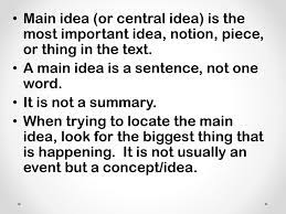 How does john diconsiglio organize the text in disease central, the supplemental text in when birds get flu, to present the central idea? Main Idea Central Idea Ppt Download
