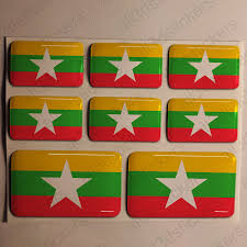 Diese webseite verwendet cookies unter diesem link. Kfz Aufkleber Myanmar 3d Flagge Fahne Gedomt Epoxy Resin