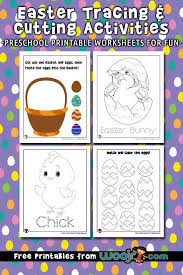 Tracing helps children learn the alphabet letters, numbers, shapes, patterns. Easter Tracing Worksheets And Printable Activities For Kids Woo Jr Kids Activities