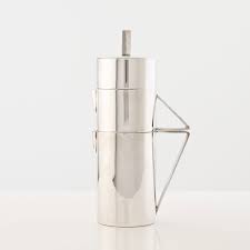 Lino Sabattini Silver Metal Stacking Tea Service 1968 The Ou Cafe Theiere Objets
