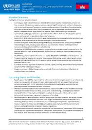 A) the acronym for maid of honor. Covid 19 Joint Who Moh Situation Report 05
