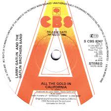It was released in august 1979 as the first single from the album straight ahead. Larry Gatlin And The Gatlin Brothers All The Gold In California 1980 Vinyl Discogs
