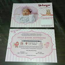 Nah tanpa panjang lebar berikut ini kami menyajikan 82 contoh undangan tasmiyahan anak sederhana terbaik Undangan Cetak 2 Sisi Bolak Balik Tasmiyah Aqiqah Syukuran Tasyakuran Marhabah Ultah Shopee Indonesia