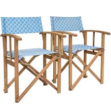 The oldest surviving examples of garden furniture were found in the gardens of pompeii. Shell Pattern Folding Chairs Nautical Wooden Chairs Pair Savvysurf Co Uk