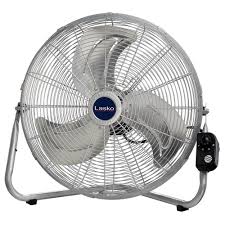 Lasko 20 In High Velocity Floor Or Wallmount Fan In Chrome 2265qm High Velocity Fan Wall Fans Best Floor Fan