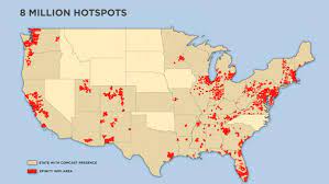 Xfinity Fiber Coverage Map Comcast Rolling Out Xfinity Public Wi-Fi Using Customers' Routers - Denver  Business Journal