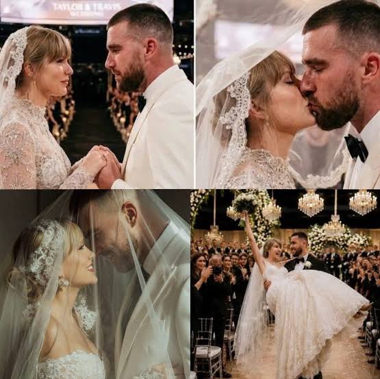 Travis kelce Just Dropped 20 Dazzling Irresistible Wedding Photos from  their Century Wedding to Taylor swift at MSG, and the Fairytale Wedding  Dress Is Stealing Every Heart Online! See 19 Never-Before-Seen Wedding