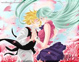 Meliodas is the captain of the seven deadly sins, who bears the sin of wrath as a dragon symbol on his left shoulder. Hd Wallpaper Anime The Seven Deadly Sins Elizabeth Liones Meliodas The Seven Deadly Sins Wallpaper Flare
