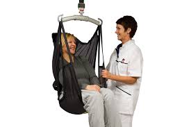 We recommend removing the sling after the transfer. Seated Slings Hillrom