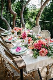 Beauty In Bloom Garden Party Table Settings Party Table Beautiful Table Settings
