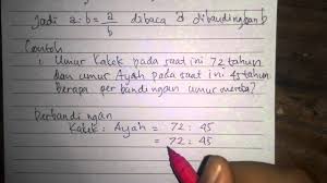 Empat tahun yang akan datang 2 kali umur ani sama dengan 3 kali umur boni ditambah 1 tahun. Pembahasan Un Sd Soal Perbandingan Umur Matematika Youtube