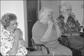 Harmonica Band enjoys making people happy