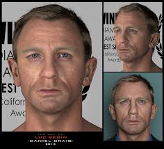 Daniel Craig Grey excellent Pinstripe Suit