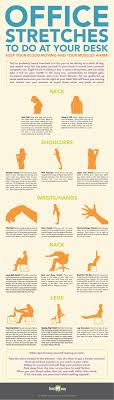 Get Up And Stretch The Best Moves To Do At Your Desk Desk Workout Health Exercise