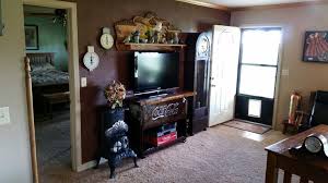 Coca-Cola TV stand in our home.