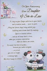May each new day you share be more beautiful than ever. Anniversary Quotes For Daughter In Law Son Quotesgram
