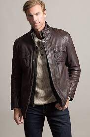 Smooth Lambskin Leather With Waxed Staining Creates A Vintage Style Finish That Resists The Elements Leather Jacket Stylish Leather Jacket Leather Jacket Men