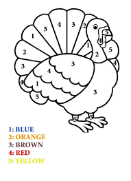 Color By Number Pictures Worksheets In 2020 Thanksgiving Coloring Pages Turkey Coloring Pages Free Thanksgiving Coloring Pages