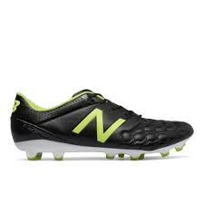 Black And Yellow New Balance Cleats Visaro Pro K Leather Fg Men S Soccer Shoes Black Yellow Msvrkfbf Soccer Shoes Black Shoes Leather