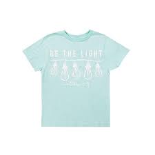 amazon com rubys rubbish girls be the light tee in