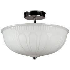 The deco collection from possini euro design is inspired by art deco styles from the 1920s. Art Deco Opaline Glass And Nickel Semi Flush Mount Ceiling Light Circa 1920 For Sale At 1stdibs