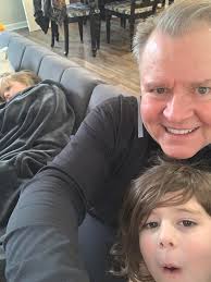 So, mom and dad scored some goggles from the armory for the boys to have a  safe experience with the eclipse. They look like a couple of nineties  rappers dodging the photogs.