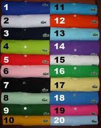 Lacoste Polo Shirt Colors