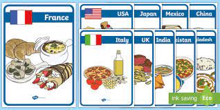 For 99% of human history people took their food from the world around them. Foods Around The World Posters Geography Display