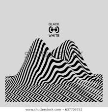 Black And White Background Landscape Landscape Background Terrain Black And White Background Pattern With Optical Illusion 3d V Black And White Background Landscape Background White Background