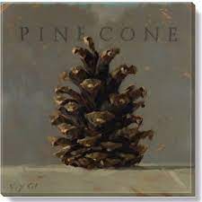 See more ideas about pine cone crafts, cones crafts, pine cones. Sullivans Darren Gygi Pine Cone Canvas Museum Quality Giclee Print Gallery Wrapped Handcrafted In Usa 5 W Brown Target