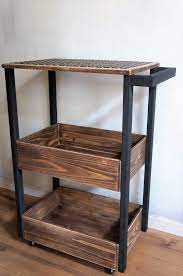 キッチンワゴンをdiy タイル貼りの天板がおしゃれで存在感抜群 limia リミア キッチンワゴン キッチンワゴン diy diy タイル