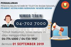 Ikedah merupakan satu inovasi baharu kedah digital rakstīja pejabat suk kedah. Kerajaan Negeri Kedah Darul Aman On Twitter Makluman Penggunaan Nombor Telefon Rasmi Baharu Pejabat Setiausaha Kerajaan Negeri Kedah Bermula 1 September 2019 Segala Kesulitan Amat Dikesali Harap Maklum Https T Co Ynuvzidl7l