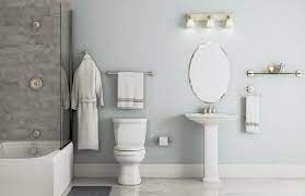 Attract chrome with magnetix™ handheld shower. Brantford Collection In Brushed Nickel Bath The Home Depot