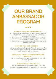 We are looking for an enthusiastic brand ambassador to be the face of our company and promote our products and. 11 Best Brand Ambassador Program Ideas Brand Ambassador Program Brand Ambassador Ambassador Program
