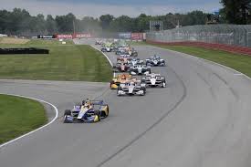 The track had only one major change. Indycar Invades Mid Ohio Sports Car Course