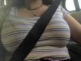 Seat belt between boobs
