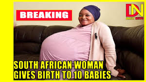 Jun 12, 2021 · a south african woman reportedly has given birth to 10 babies on monday. South African Woman Gives Birth To 10 Babies In Pretoria World Record Youtube