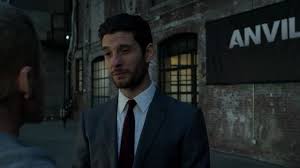 With jon bernthal, amber rose revah, ben barnes, jason r. The Gray Suit Billy Russo Ben Barnes In Marvel S The Punisher S01e04 Spotern