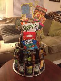 Birthday Gift For My Boyfriend Birthday Gift Tower I Made For My Boyfriend Diy Birthday Gifts Party Cakes Gift Towers